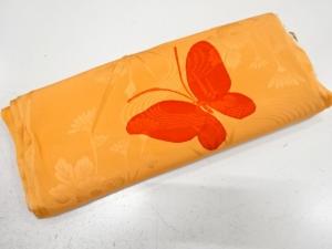 アンティーク　蝶模様　着物洗い張り